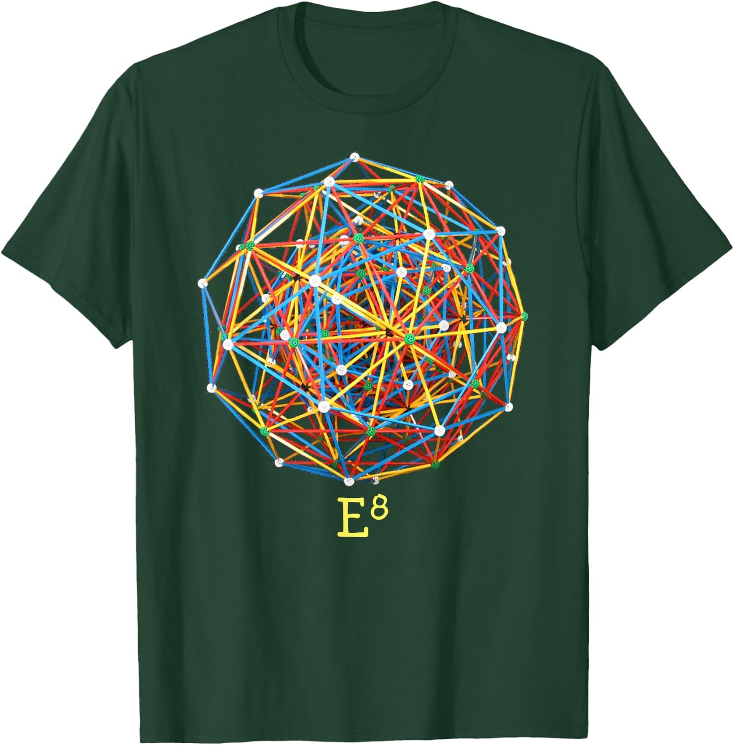 Signs and Symbols E8 Mathematics Group Theory Lie Groups T-Shirt - T-Shirt | Forest