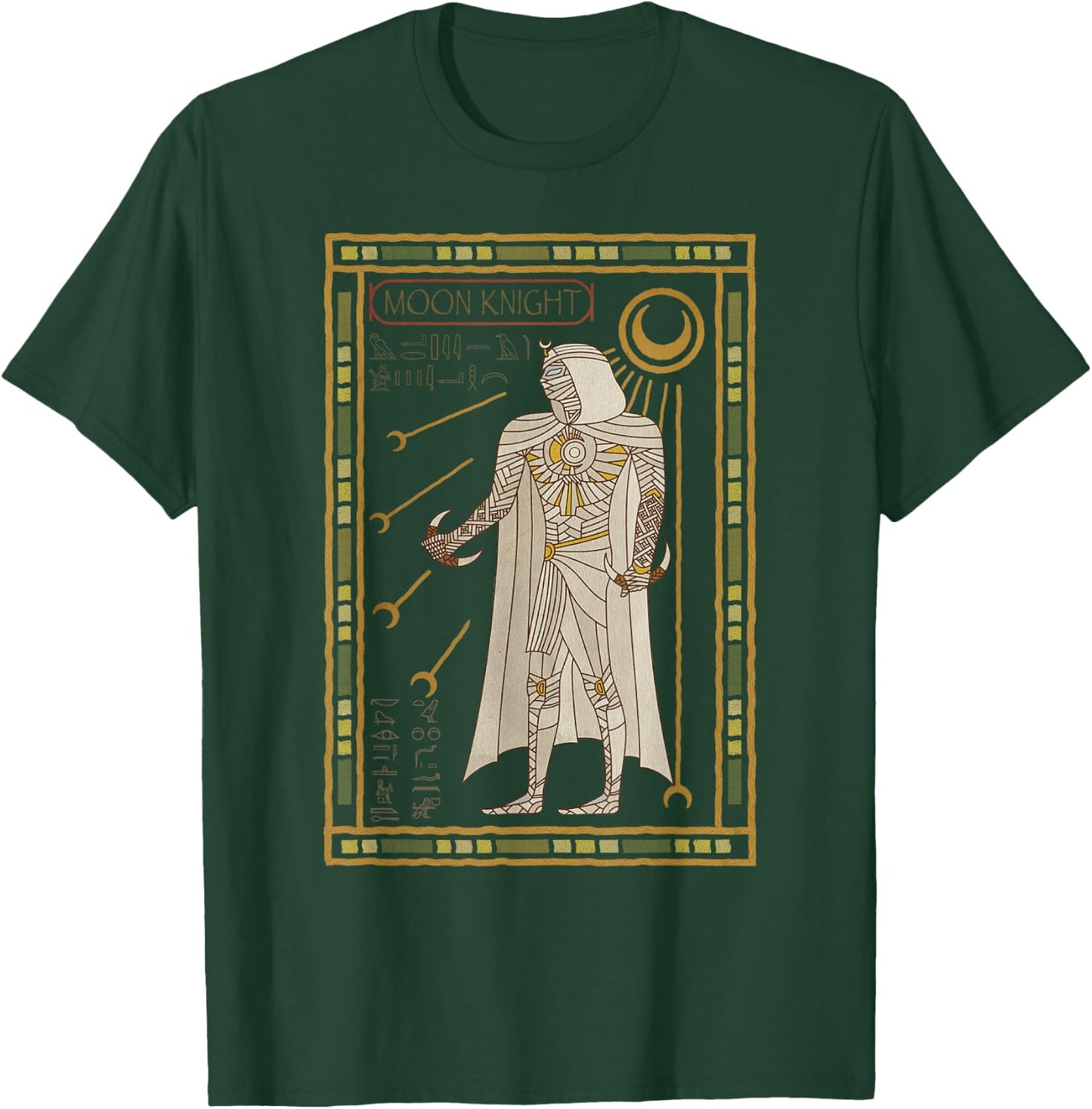 Marvel Moon Knight Tarot Card Hieroglyph Poster T-Shirt - T-Shirt | Forest