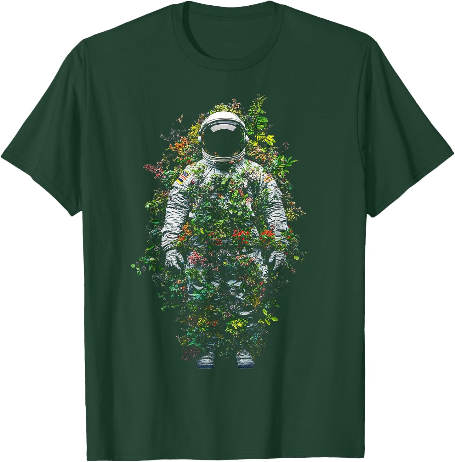Astronaut Forest Graphic Art Astronaut T-Shirt - T-Shirt | Forest