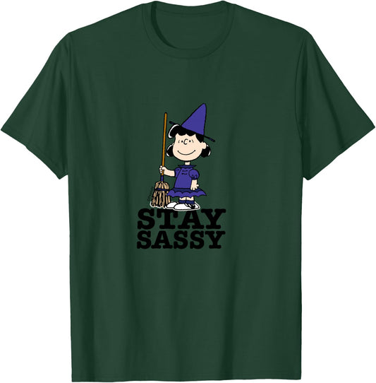 Peanuts - Halloween - Lucy Stay Sassy T-Shirt - T-Shirt | Forest