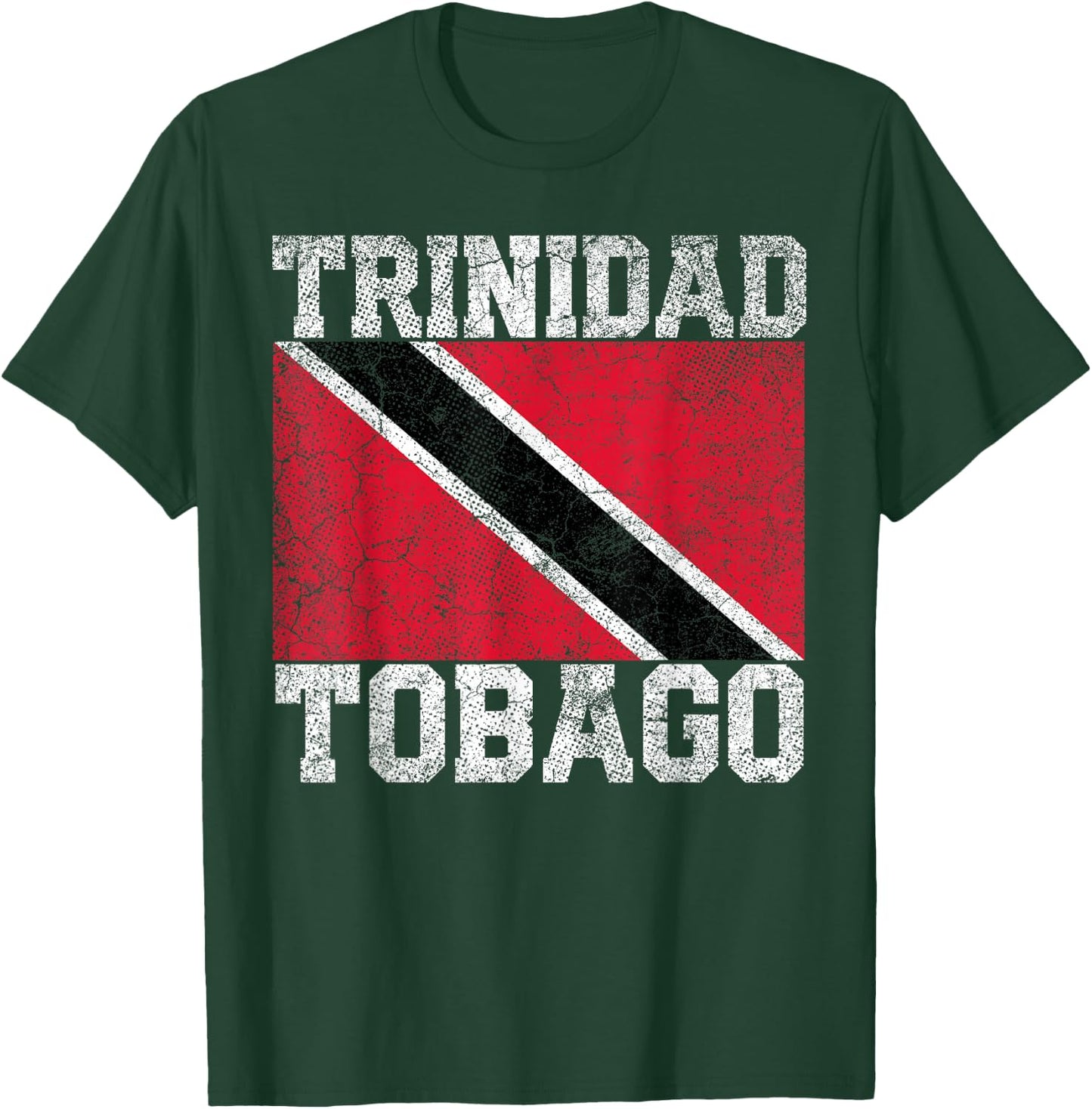 Trinidad and Tobago Flag National Pride Roots Country Family T-Shirt - T-Shirt | Forest