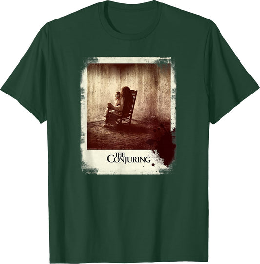 The Conjuring Grunge Annabelle Polaroid Horror Poster T-Shirt - T-Shirt | Forest
