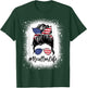 Realtor Life Real Estate Patriotic USA Messy Bun Bleached Men T-Shirt - T-Shirt | Forest