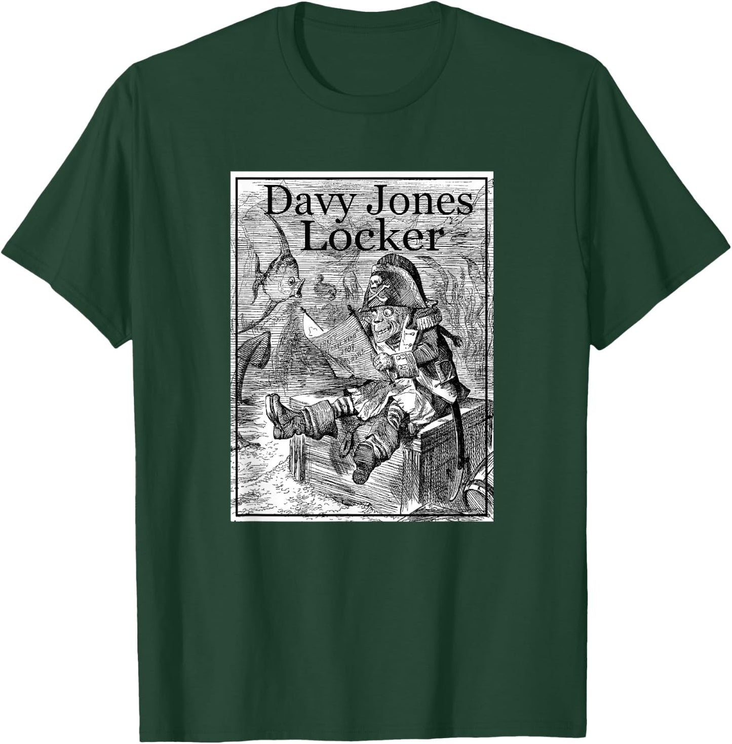 Davy Jones Locker (1892) T-Shirt - T-Shirt | Forest