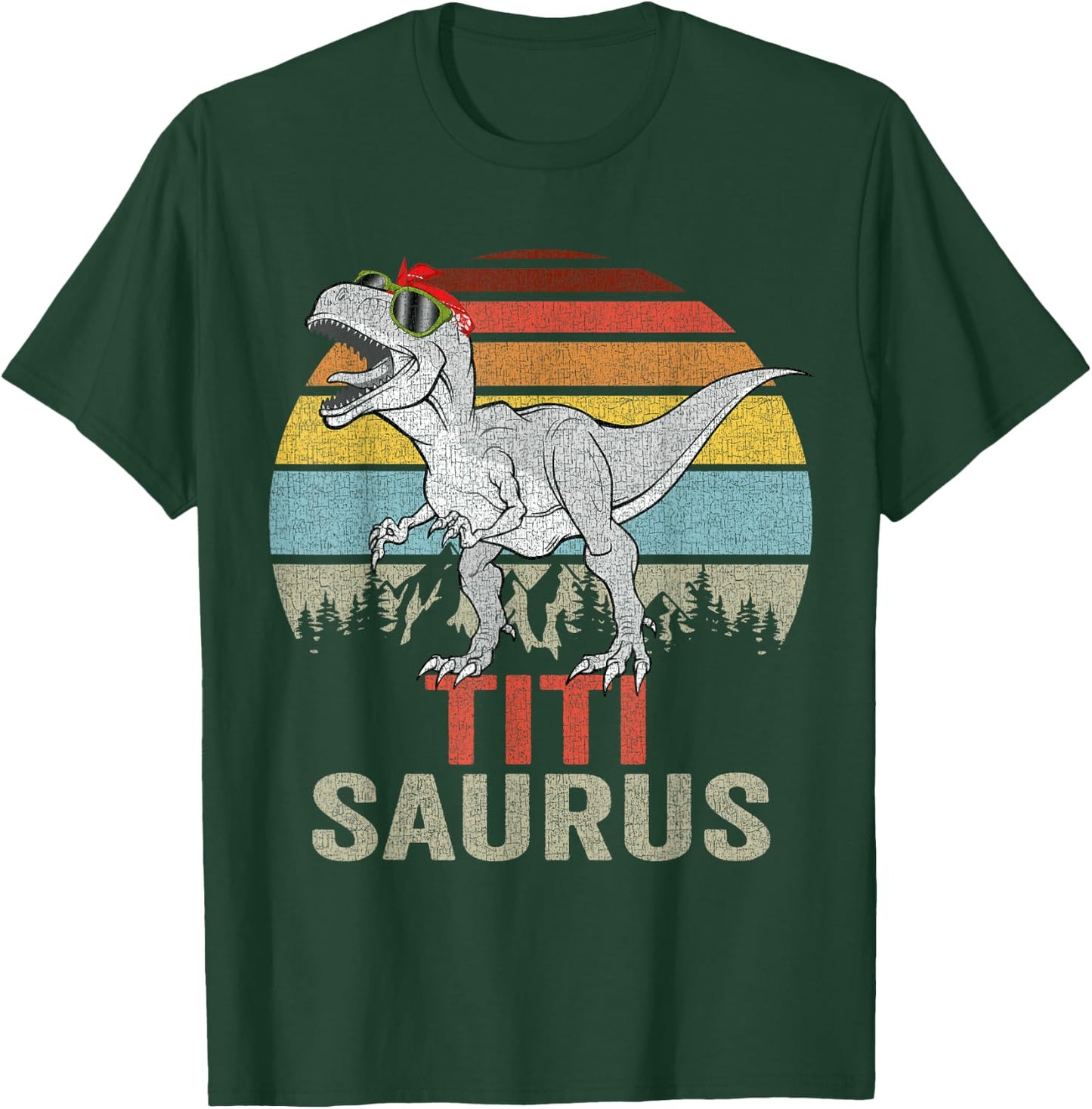 Titisaurus T Rex Titi Saurus Family Matching Dinosaur Women T-Shirt - T-Shirt | Forest