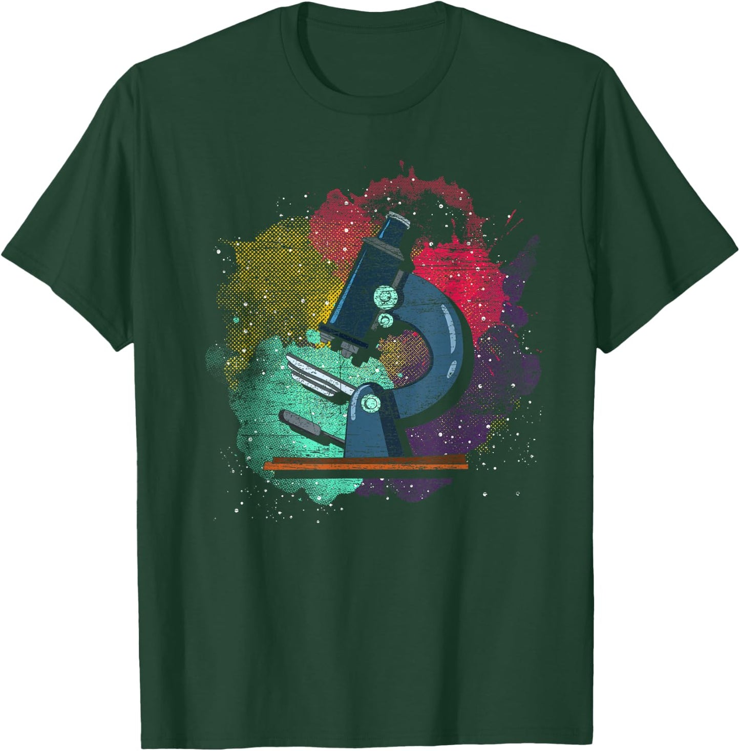 Lab Technician Microscope Medical Laboratory Scientist T-Shirt - T-Shirt | Forest
