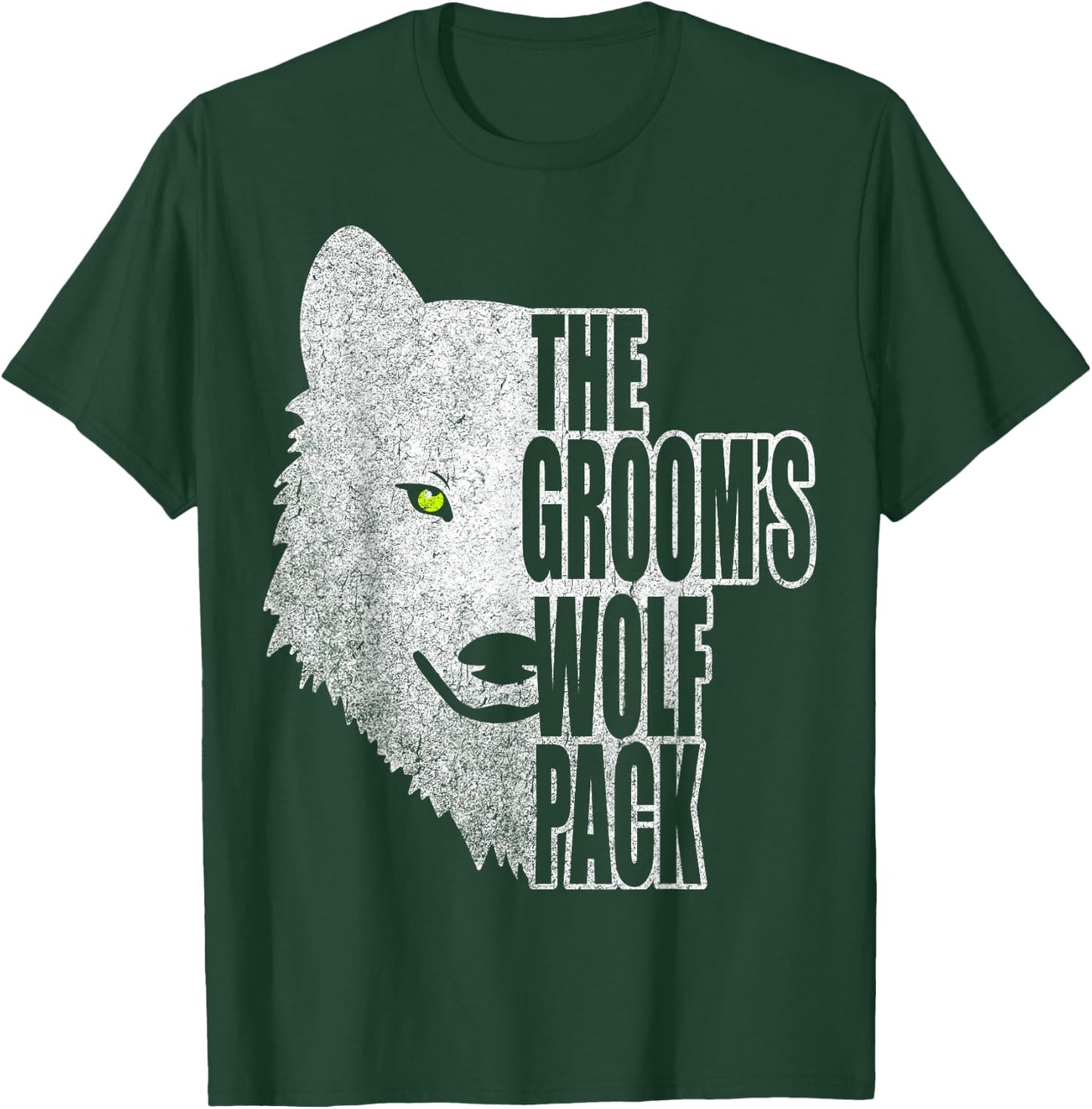 The Groom's Wolf Pack! Bachelor Party Gifts for Groomsmen! T-Shirt - T-Shirt | Forest