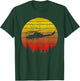 AH-1 Cobra Helicopter Sunrise Vintage Retro Pilot Design T-Shirt - T-Shirt | Forest