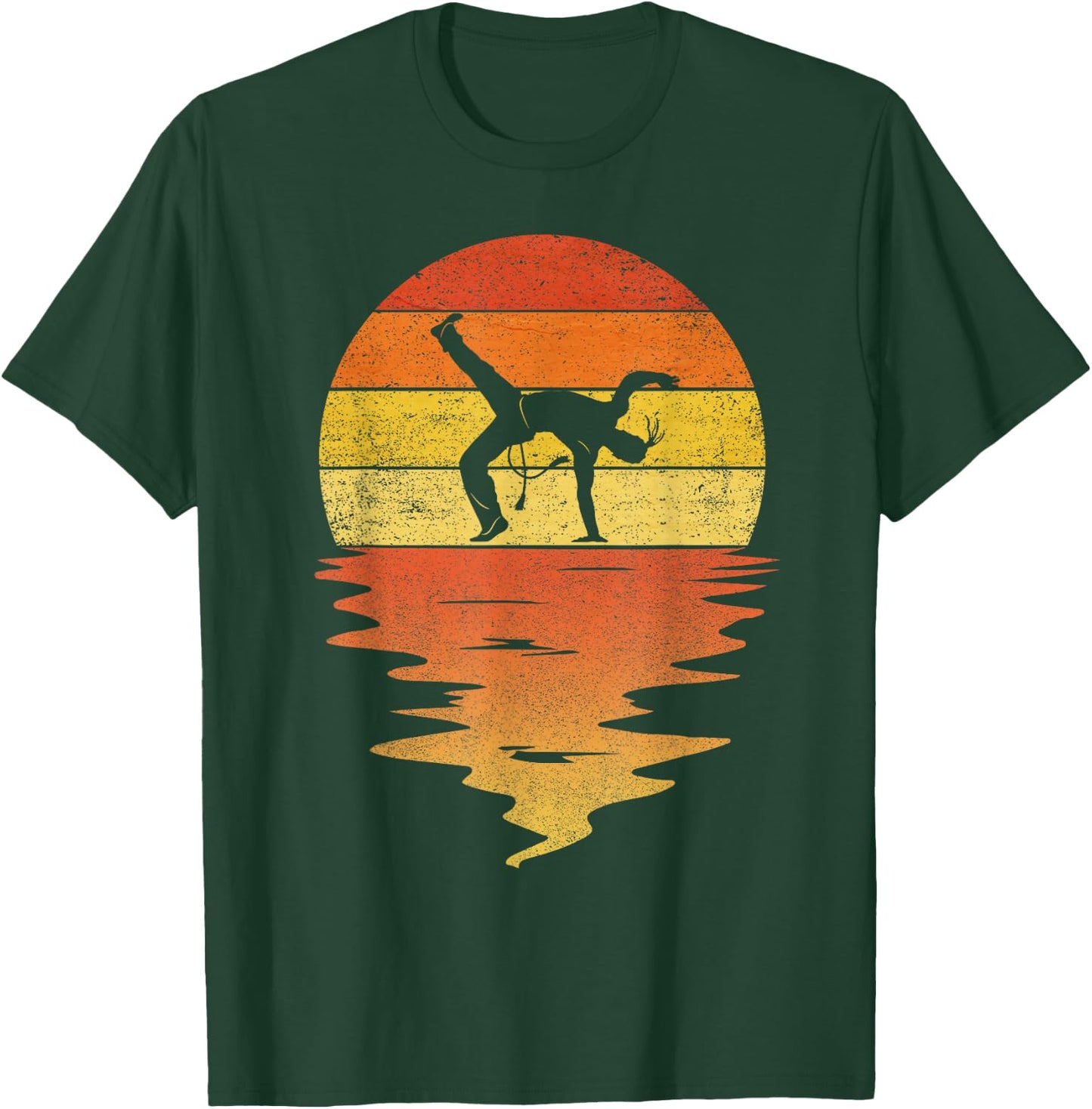 Capoeira shirt retro sunset 70s vintage Capoeira T-Shirt - T-Shirt | Forest