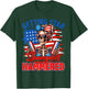 Getting Star Spangled Hammered 4th Of July Messy Bun Women T-Shirt - T-Shirt | Forest