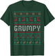 Merry Xmas Ugly Sweater Funny Family Apparel Gifts Grumpy Ugly Sweater Christmas Family Matching Pajama T-Shirt - T-Shirt | Forest