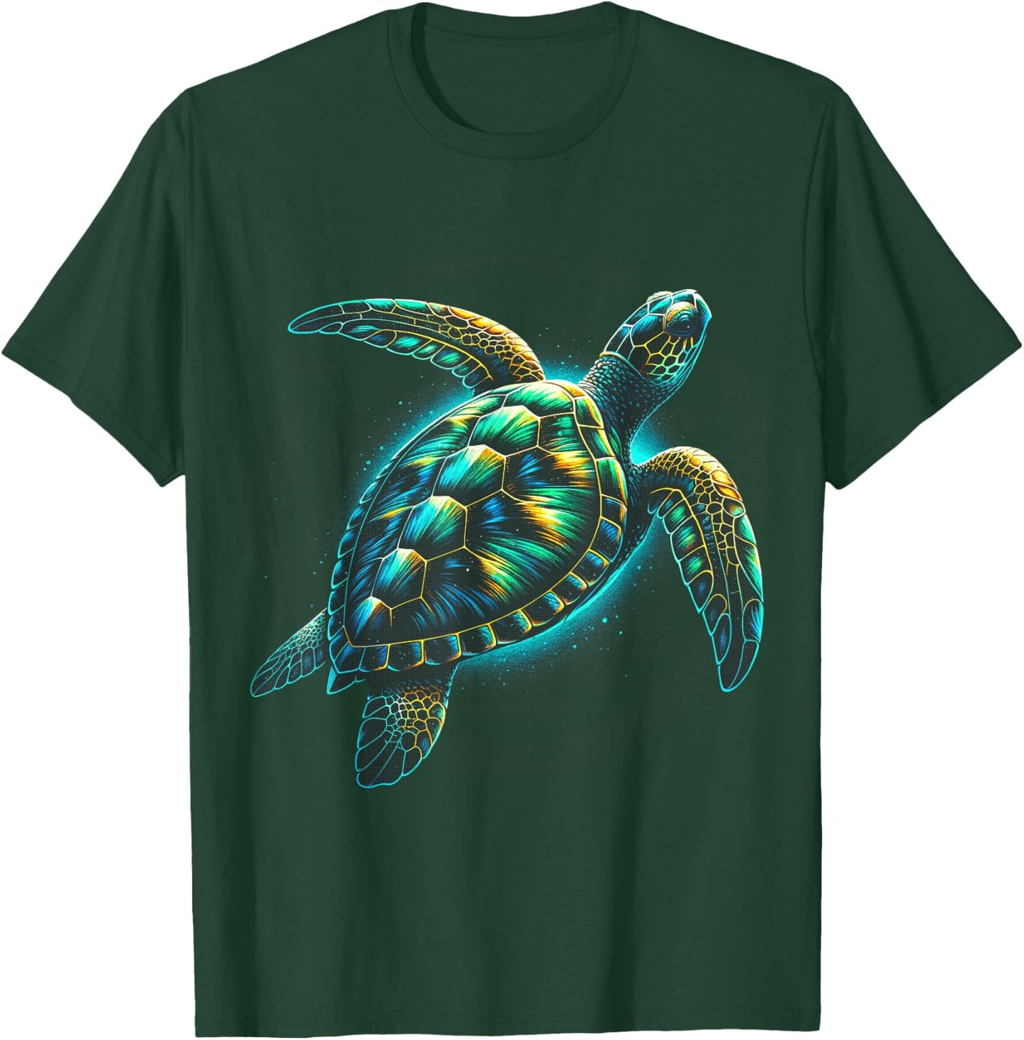 Sea Turtle Beach Lover Ocean Animal Graphic Novelty T-Shirt - T-Shirt | Forest