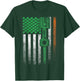Car Guy Mechanic Gift St. Patrick's Day Irish American Flag Kids Men T-Shirt - T-Shirt | Forest