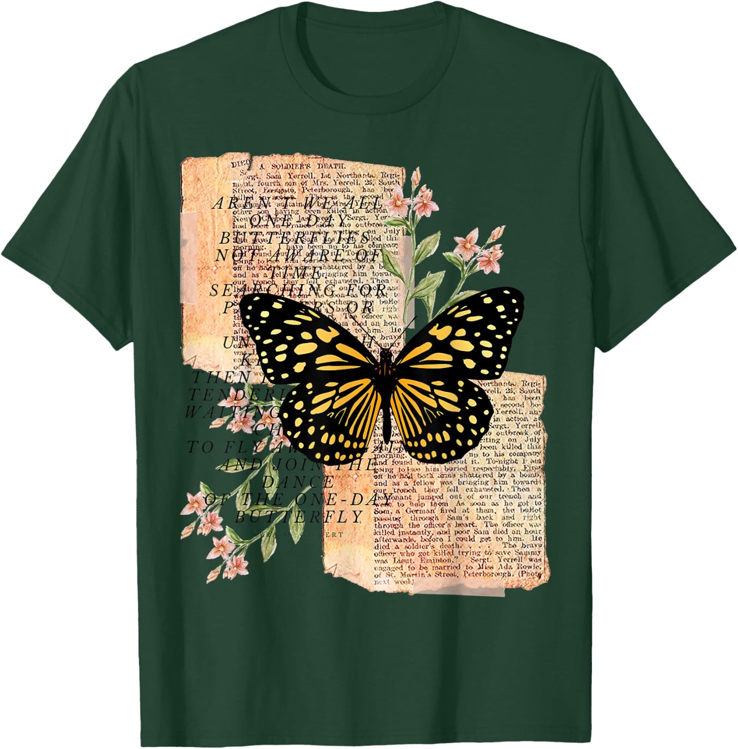 One Day Butterflies T-Shirt - T-Shirt | Forest