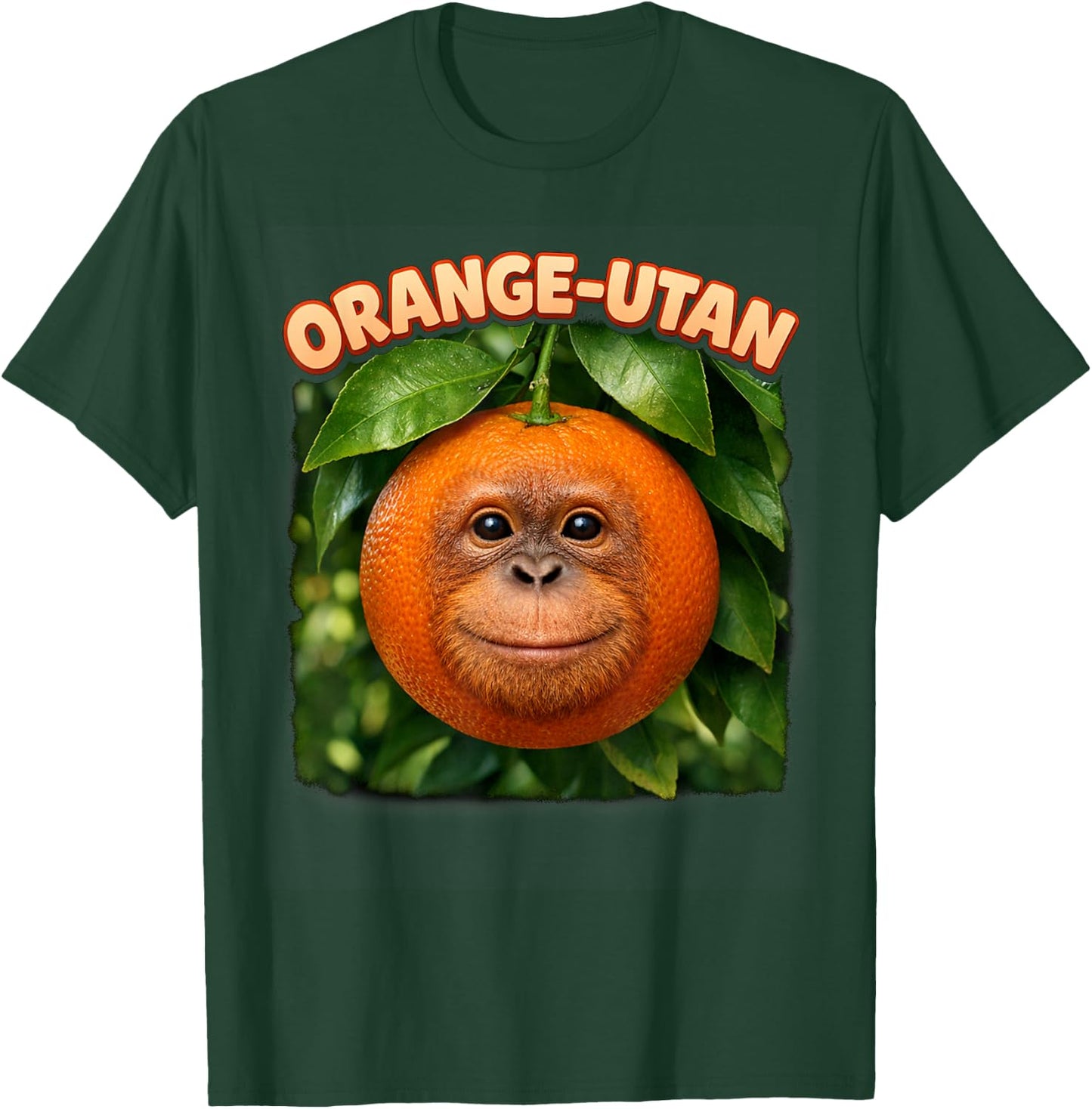 Orange-utan Monkey Orange Orangutan Meme Sarcasm Funny Humor T-Shirt - T-Shirt | Forest