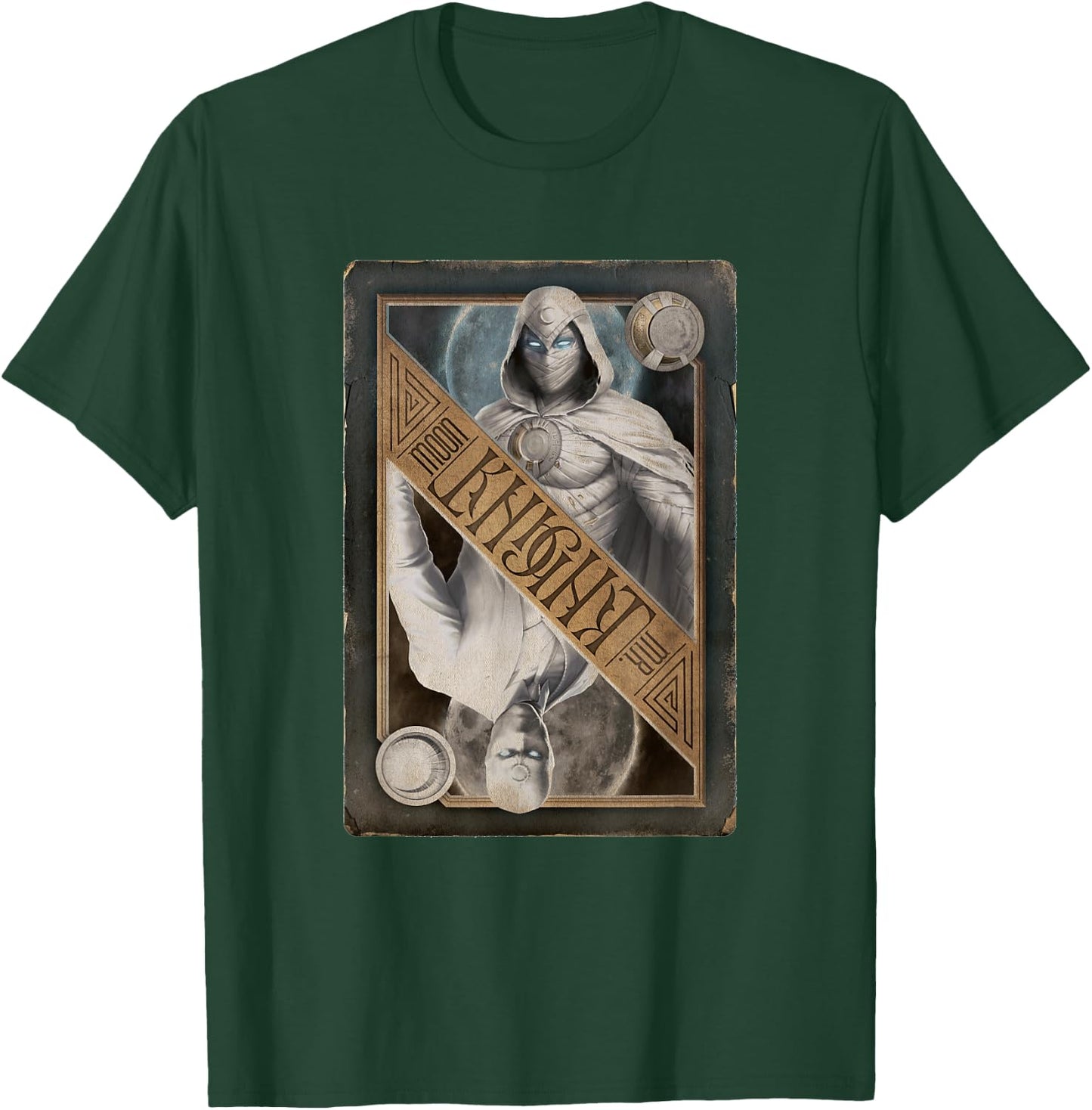 Marvel Moon Knight Mr. Knight Playing Card T-Shirt - T-Shirt | Forest