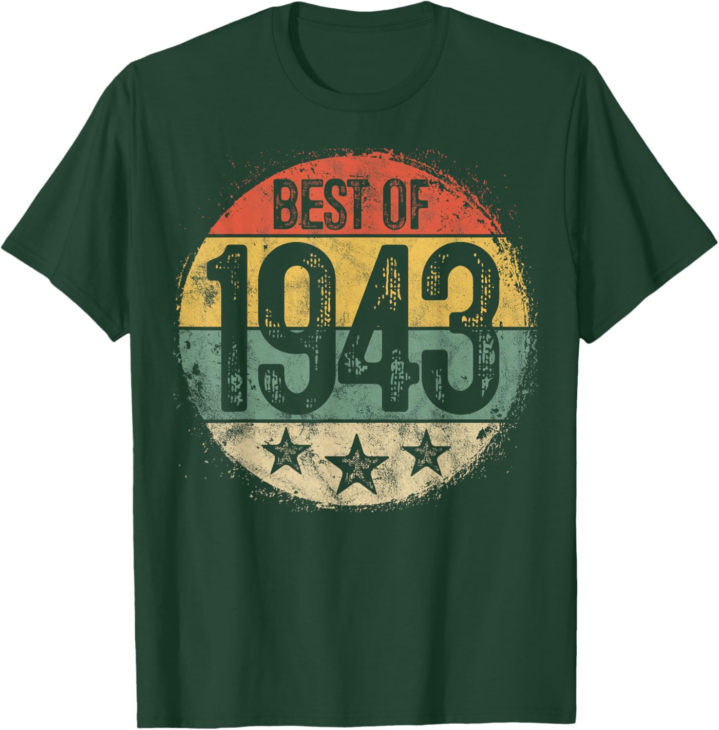 Best Of 1943 82nd Birthday Gifts Women 82 Year Old T-Shirt - T-Shirt | Forest