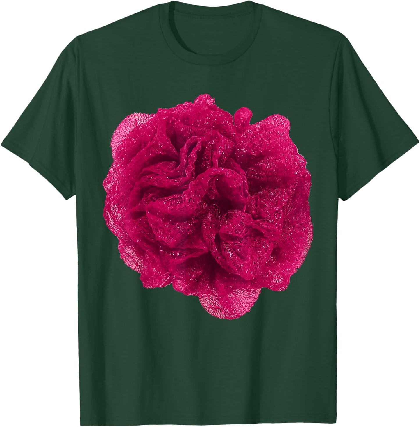 Pink Shower Loofah Costume Funny Halloween Cosplay Dress-up T-Shirt - T-Shirt | Forest