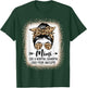 Mimi Like A Normal Grandma Only More Awesome Messy Bun Women T-Shirt - T-Shirt | Forest