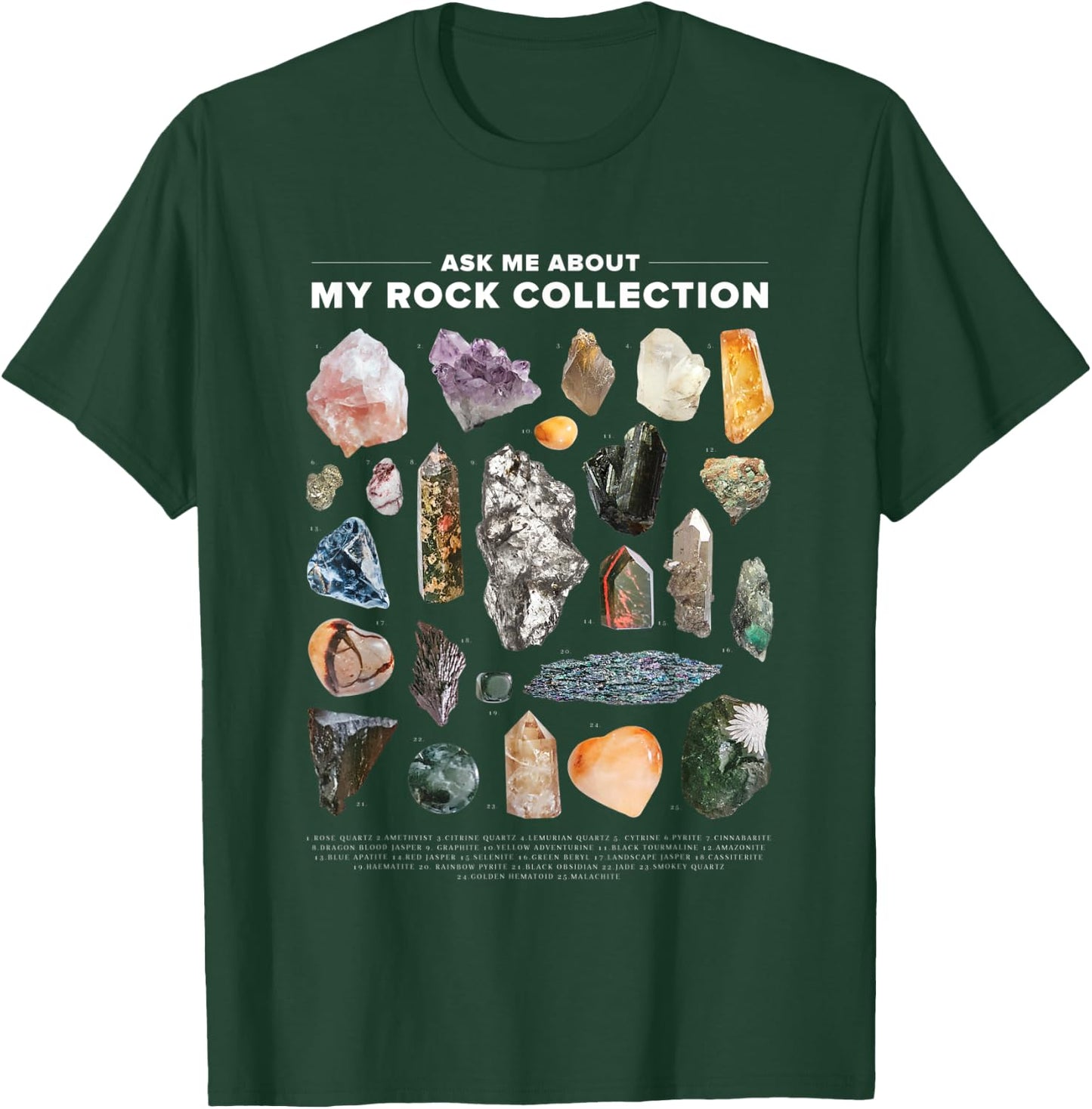 Ask me about my Rock Collection T-Shirt - T-Shirt | Forest