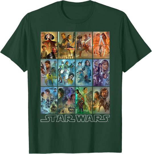 Star Wars Celebration Mural Art Panels T-Shirt - T-Shirt | Forest