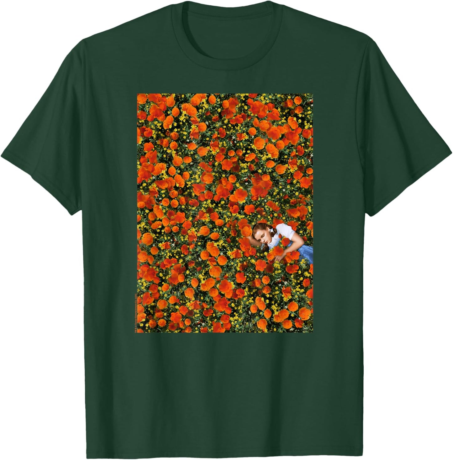 Wizard of Oz Dorothy Poppy Field Photo Vintage Movie T-Shirt - T-Shirt | Forest