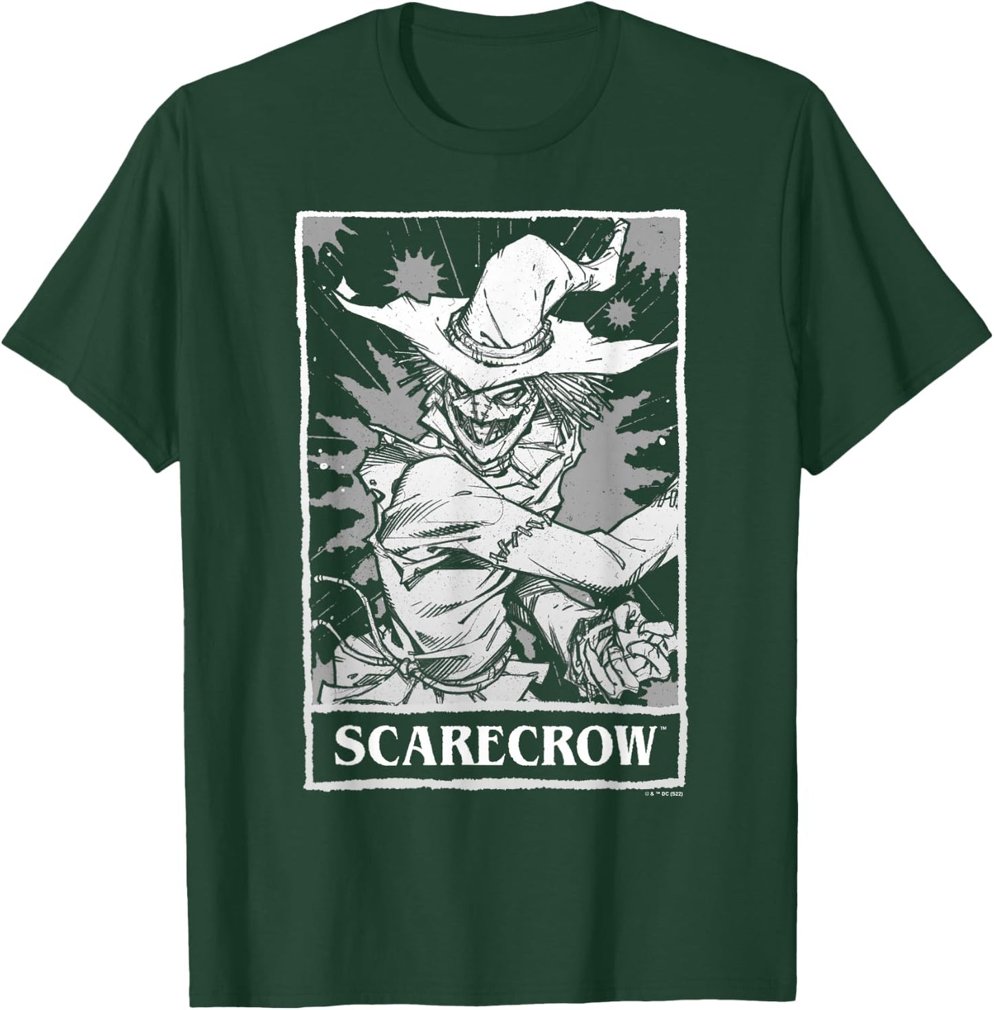 DC Comics Halloween Scarecrow Tarot Poster T-Shirt - T-Shirt | Forest