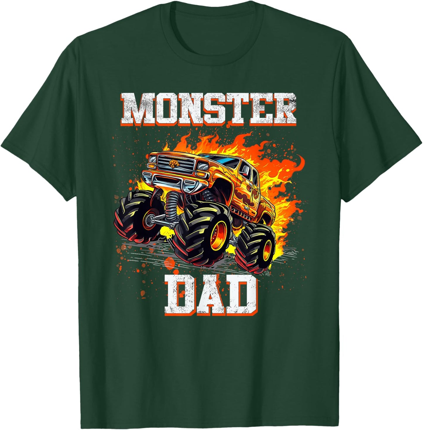 Monster Truck Dad Fathers Day Shirt Monster Truck Are My Jam T-Shirt - T-Shirt | Forest