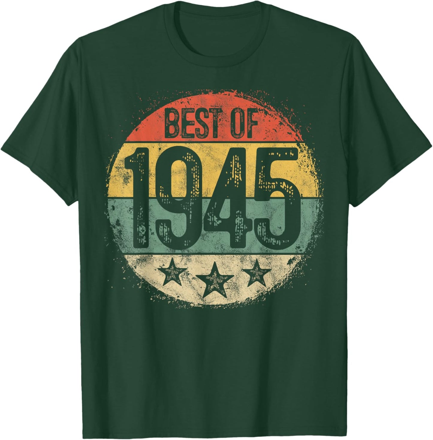 Best Of 1945 80th Birthday Gifts Women 80 Year Old T-Shirt - T-Shirt | Forest