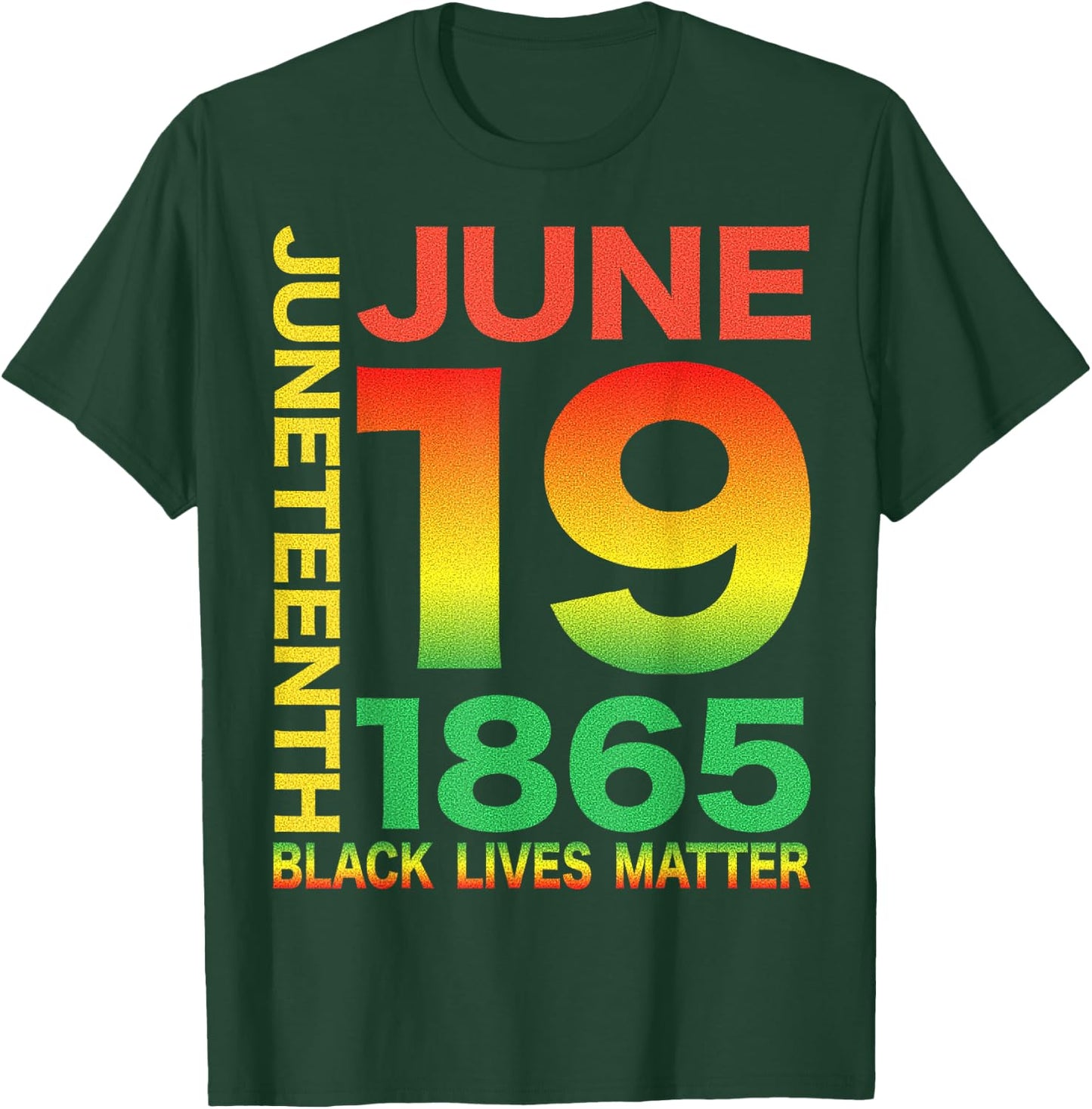 Happy Juneteenth Is My Independence Day Free ish Black Men T-Shirt - T-Shirt | Forest