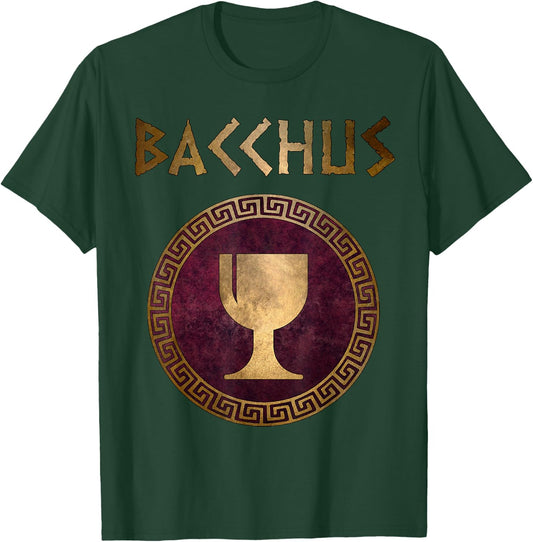 Bacchus Roman God of Wine and Feasts T-Shirt - T-Shirt | Forest