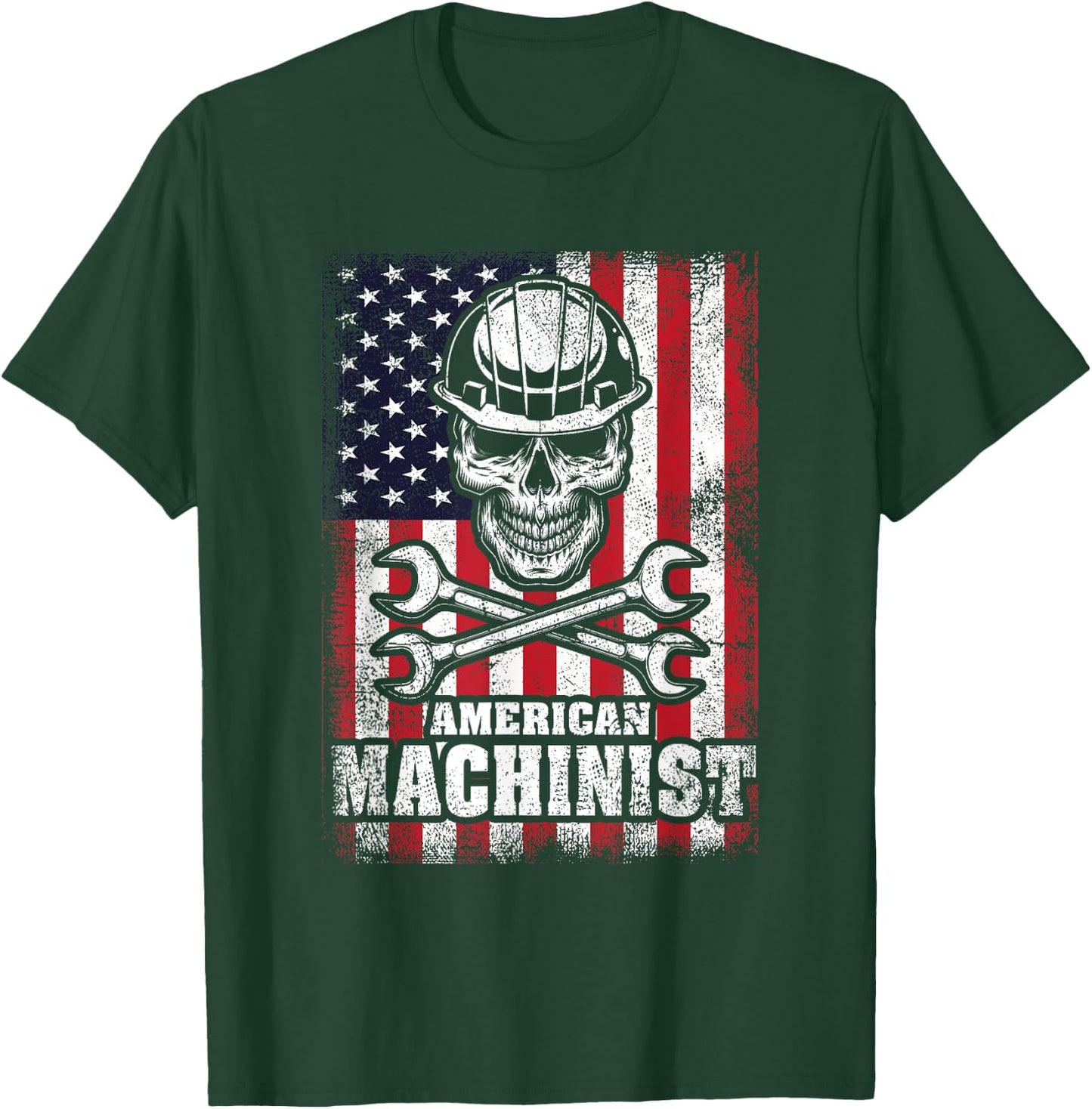 American Machinist Mechanic Machinist Operator T-Shirt - T-Shirt | Forest