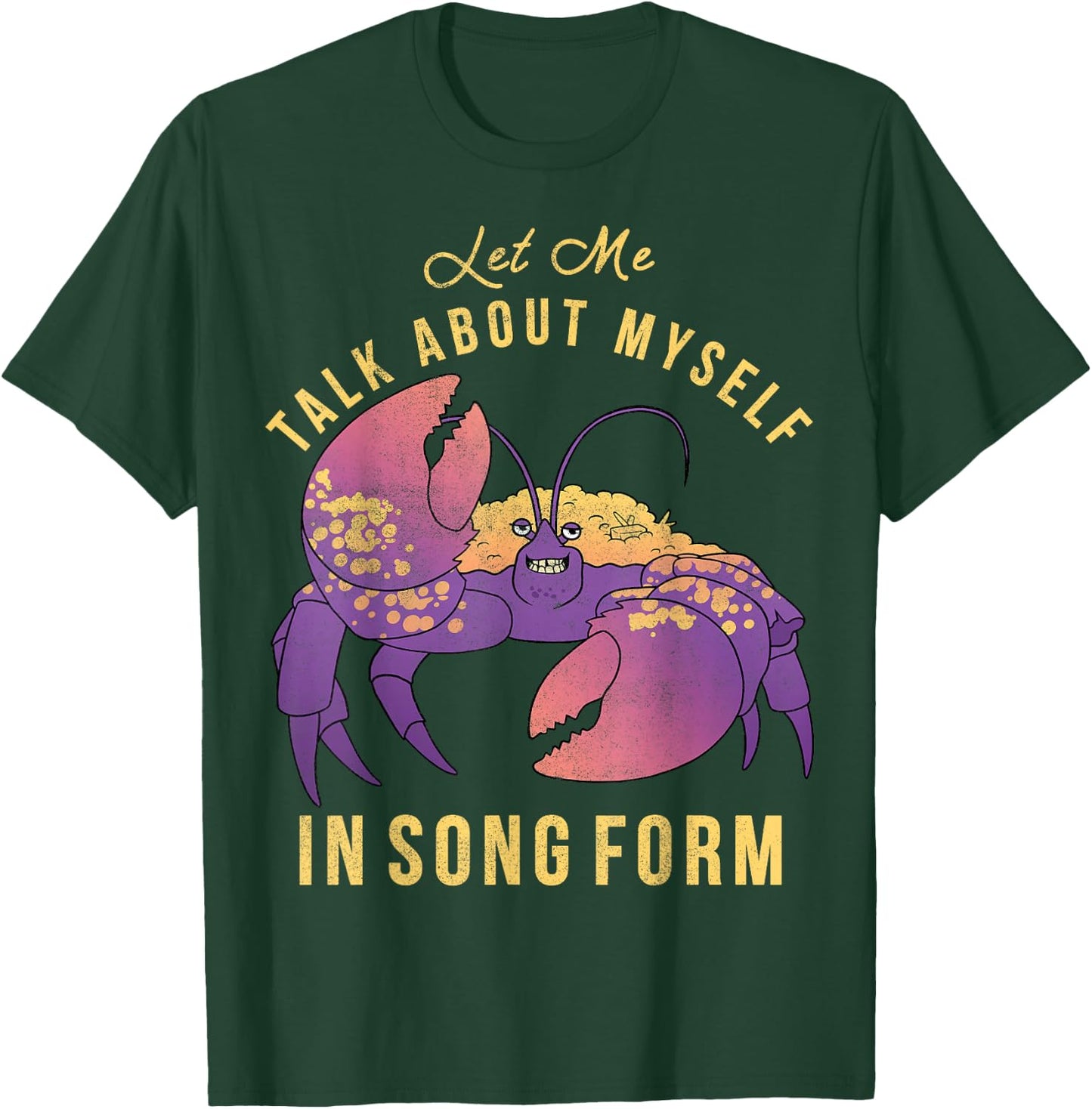 Disney Moana Let Me Talk About Myself In Song Form Tamatoa T-Shirt - T-Shirt | Forest