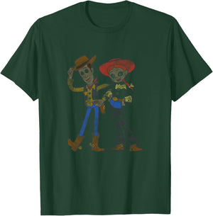 Disney Pixar Toy Story 4 Woody And Jessie T-Shirt - T-Shirt | Forest