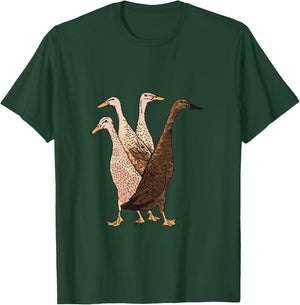 Running Duck Indian Runner duck T-Shirt - T-Shirt | Forest