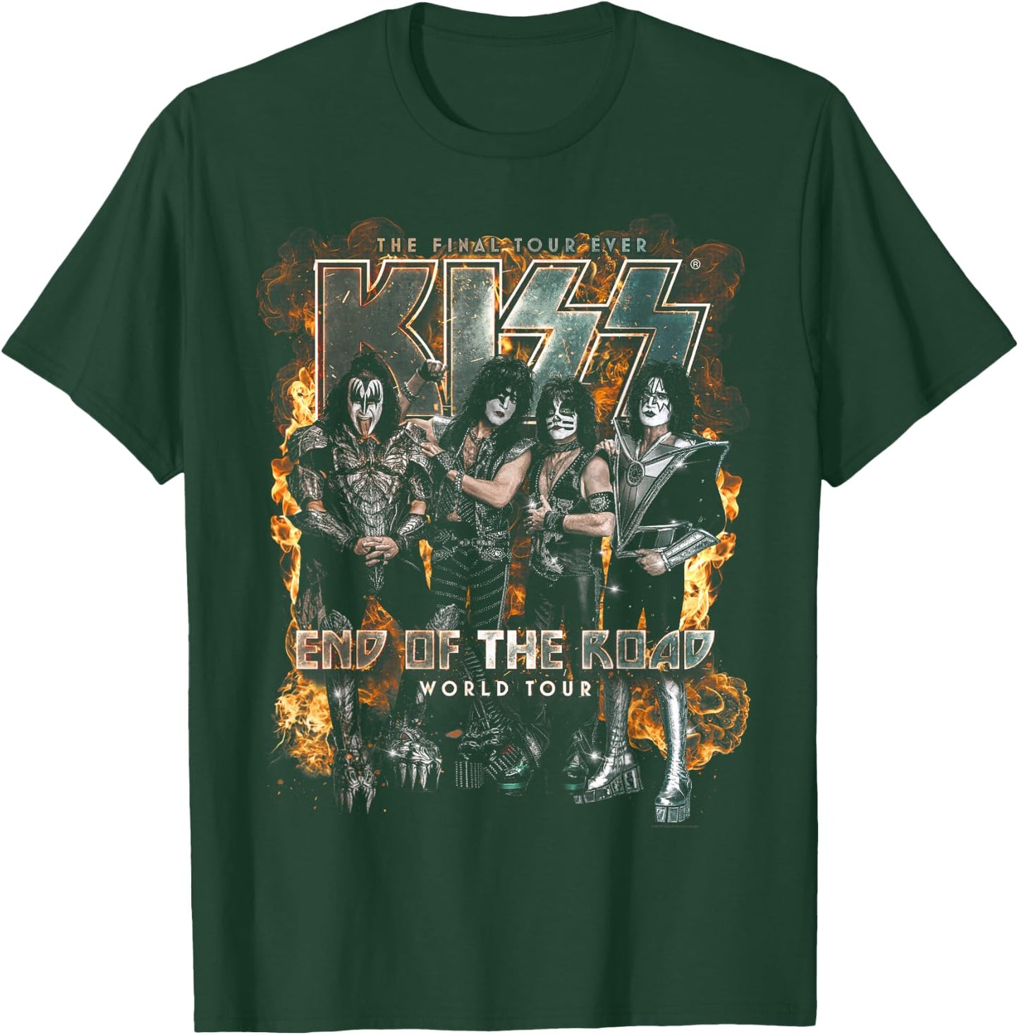 KISS - End of The Road Tour Event Small T-Shirt - T-Shirt | Forest