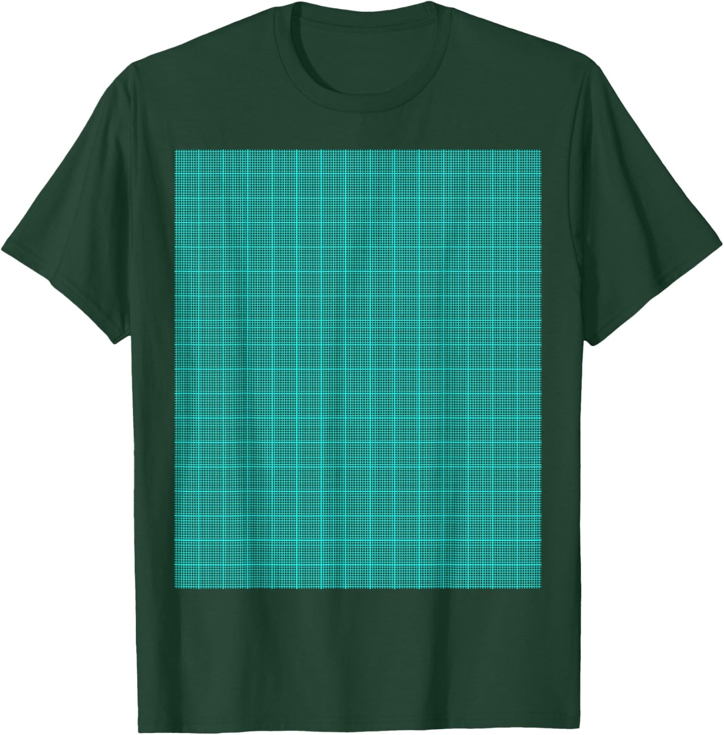 Graph Paper Grid Guides To Plot Graphs of Functions Data Fun T-Shirt - T-Shirt | Forest