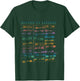 Library Card Vintage Book Due Date Bookish Rainbow Reading T-Shirt - T-Shirt | Forest