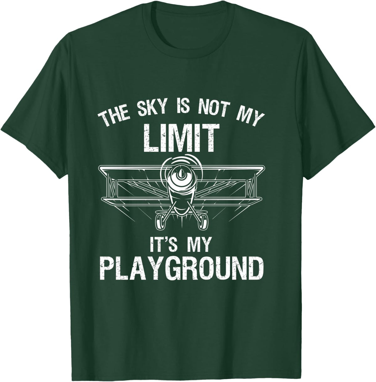 Funny Pilot Art Women Airplane Pilot Aviation T-Shirt - T-Shirt | Forest