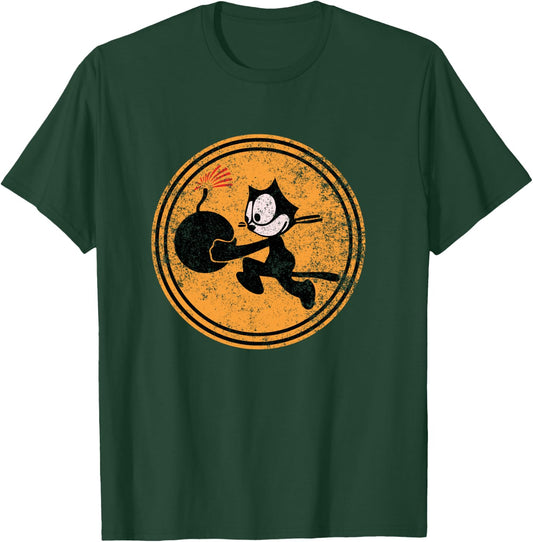 WW2 VFA-31 Tomcatters Squadron Patch Grunge WWII T-Shirt - T-Shirt | Forest