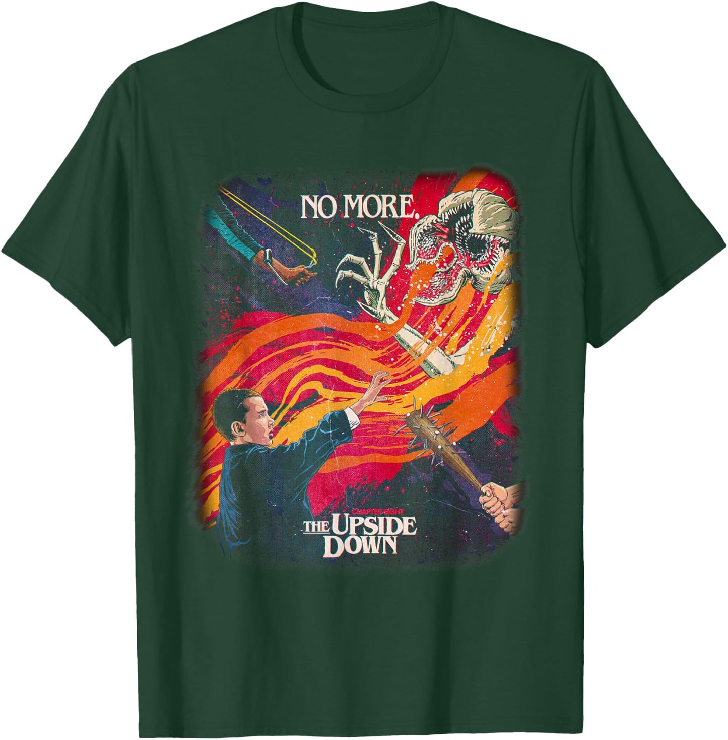 Stranger Things Season 1 x Butcher Billy No More Official T-Shirt - T-Shirt | Forest