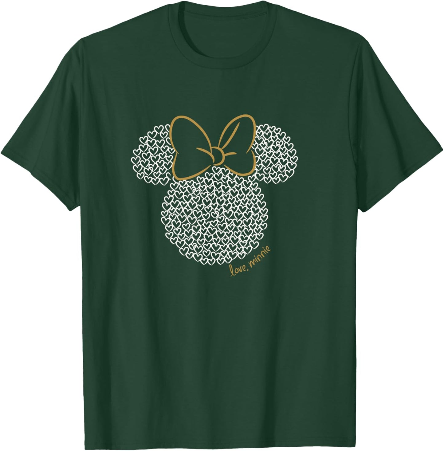 Disney Mickey and Friends Minnie Doodle Love Ears T-Shirt - T-Shirt | Forest