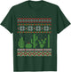 Cactus Ugly Christmas Southwest Cacti Succulent T-Shirt - T-Shirt | Forest