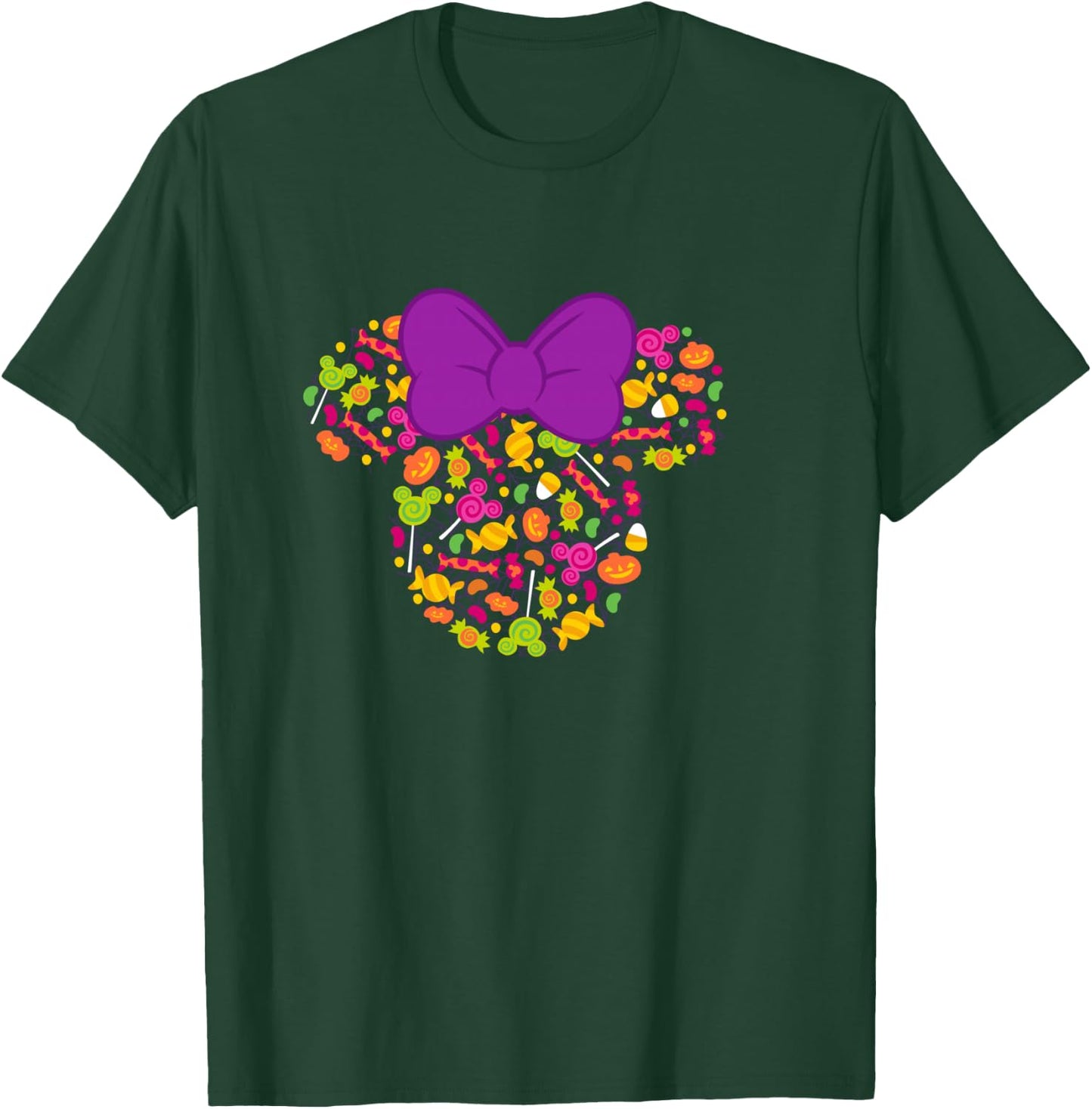 Disney Minnie Mouse Icon Candy Halloween T-Shirt - T-Shirt | Forest