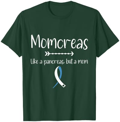 Momcreas Diabetes Mom Mothers Day Motherhood Pancreas T-Shirt - T-Shirt | Forest