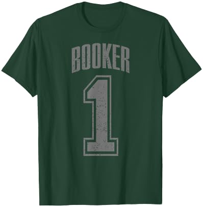Booker Supporter Number 1 Biggest Fan T-Shirt - T-Shirt | Forest