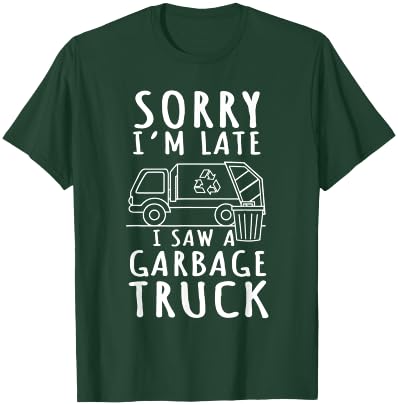 Recycling Garbage Truck Trash Collector Recycle Earth Day T-Shirt - T-Shirt | Forest
