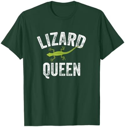 Lizard Queen Lizard Reptile Gecko T-Shirt - T-Shirt | Forest