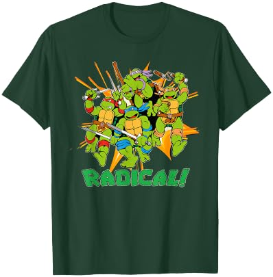 Leo, Donnie, Mikey & Raph - Radical! T-Shirt - T-Shirt | Forest