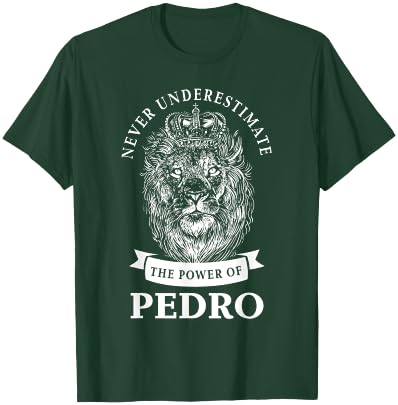 Pedro Gift Name Lion T-Shirt - T-Shirt | Forest